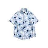 Цветочный синий