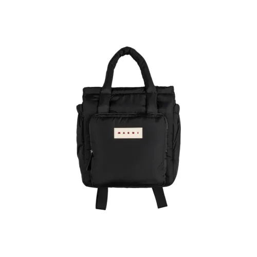 MARNI Полиэстер Тоут Сумка Сумка для покупок Рюкзак Мужской Черный