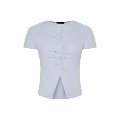 URBAN REVIVO Светло-синий Женский Трикотаж