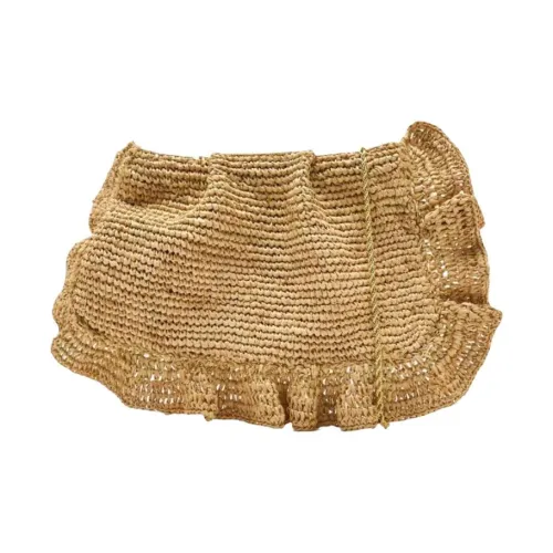 Loeffler Randall Рафия Клатч Унисекс Бежевый