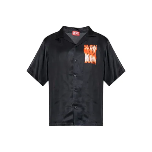DIESEL Мужские Черные Рубашки
