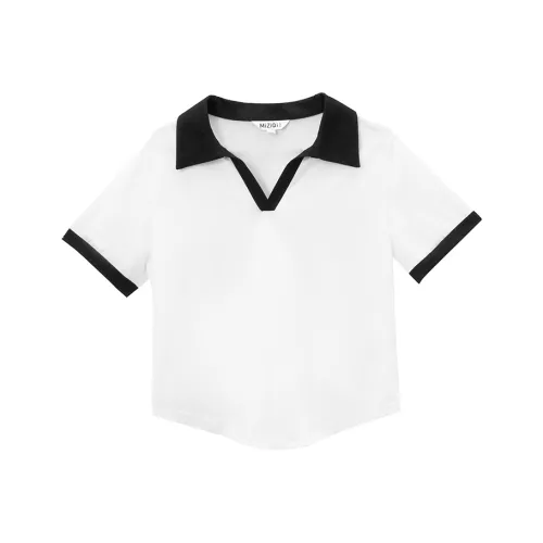 MIZIQI Короткий рукав T-рубашка Женская
