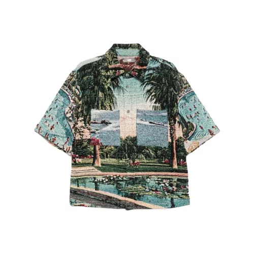 AMIRI Мужские Синие Рубашки