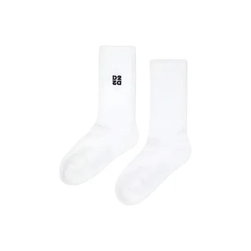 DSQUARED 2 Носки Crew Мужские 1 упаковка Белые