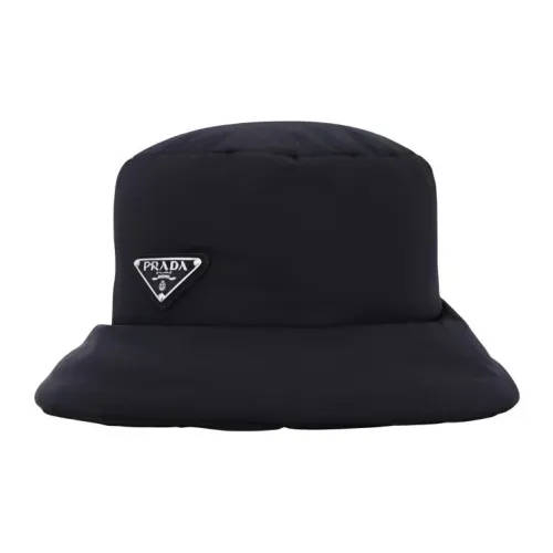 PRADA Нейлон Шляпы ведра Женские Черный