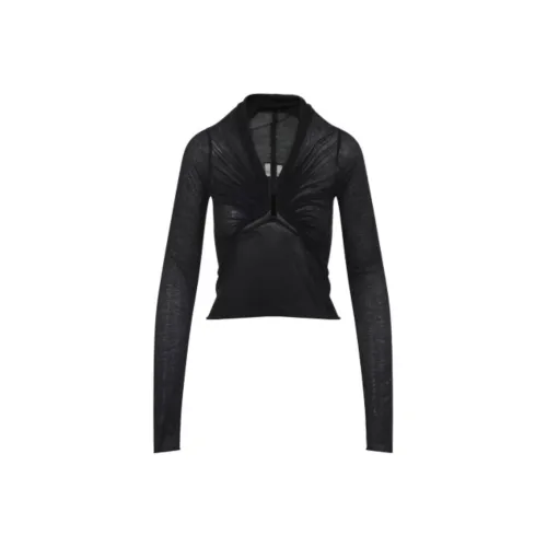 RICK OWENS Черные Женские Т-рубашки