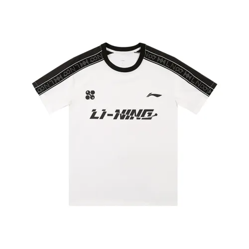 LINING Белый AYSV013 2 Мужские T-Рубашки