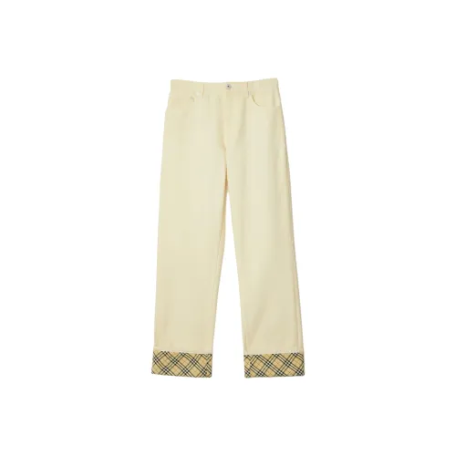 Burberry Желтые Женские Джинсы