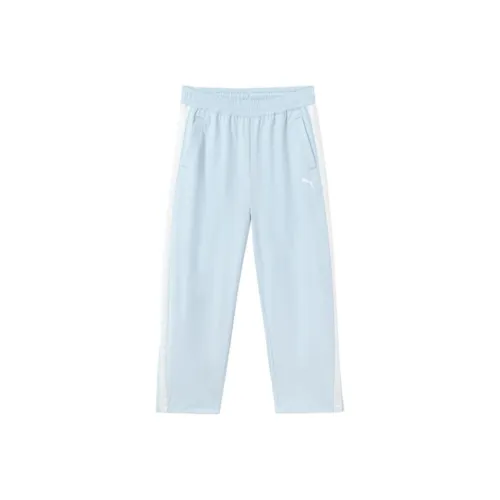 Детские 3-7 лет PUMA Вязаные тренировочные штаны T7 FW25