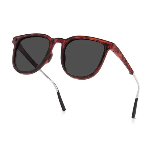 MUYKUY TR90 Квадратные Солнцезащитные Очки Унисекс