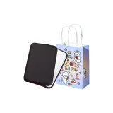 Черный принтер, ленты, сумка для покупок