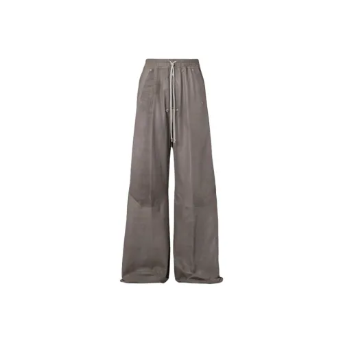 Rick Owens RO Кожаные брюки Мужские Коричневые