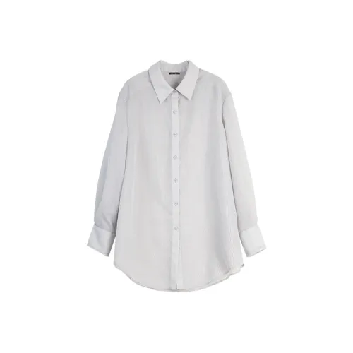 Elle Средне-серые Женские Рубашки