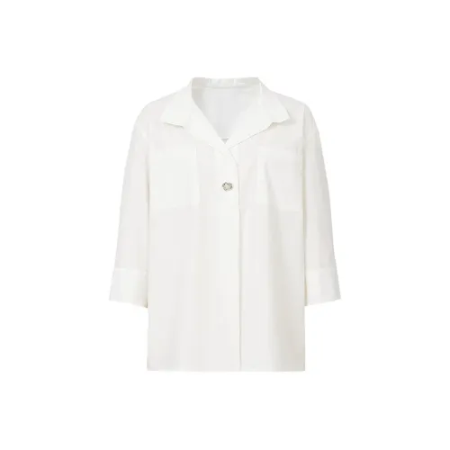Hopeshow Натуральный белый 001 Женские рубашки