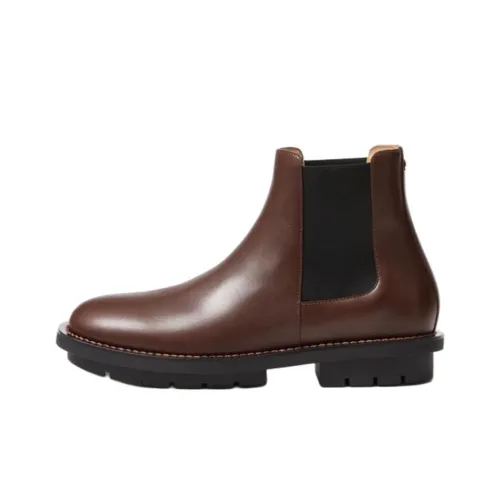 Valentino Urbie Короткий Челси Мужской Темно-коричневый