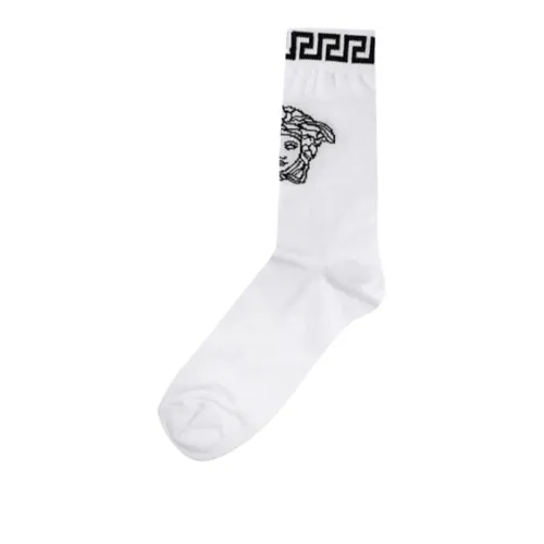 VERSACE Носки Crew Мужские 1 упаковка Белый