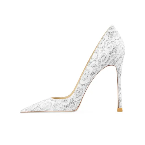 CHUYANG Узкий каблук Высокие каблуки Женские Кружево Белый
