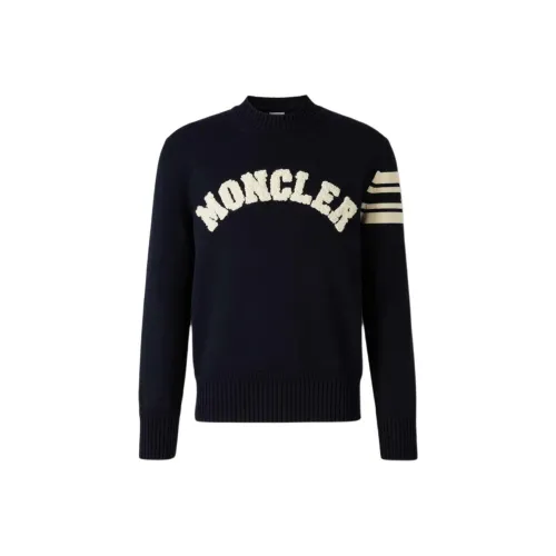 MONCLER Морской синий Мужские Свитера