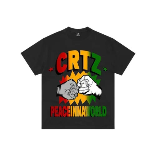 Corteiz Co-brand Черная Мужская Рубашка