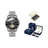 Стальной браслет, глубокий черный