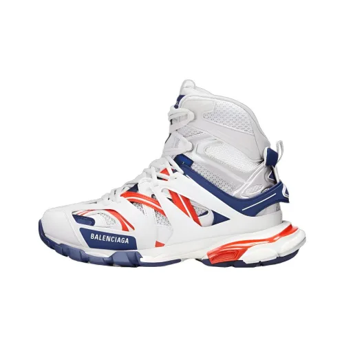 Balenciaga Track Hike High Топ Толстая подошва Кроссовки Мужские Серый Белый