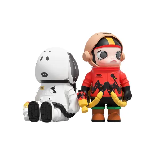 POP MART Коллаборация Edition 100% Mega SPACE MOLLY Charlie Brown Snoopy Модные Фигурки 7,5 см