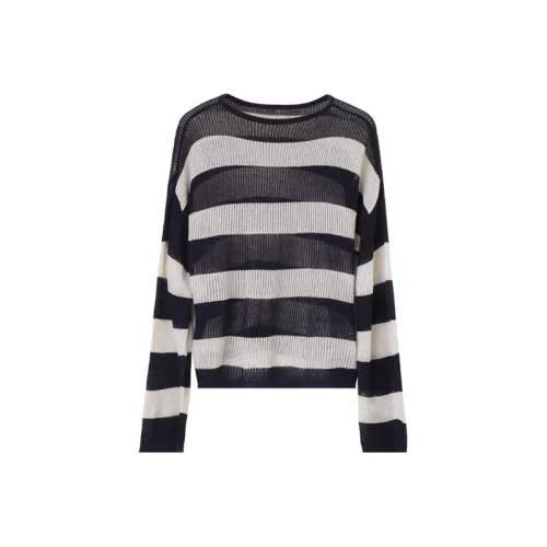 MO VOICE Черные полосы Женские Трикотаж