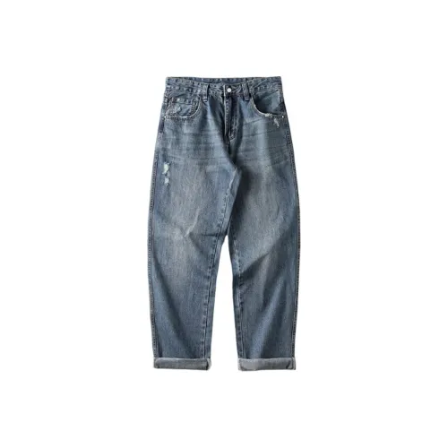 Xiyue Брюки Улучшенные Мужские Одиночная Упаковка Синий