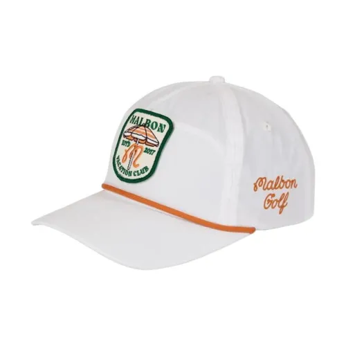 Malbon Golf Нейлоновые Кепки Унисекс Белые