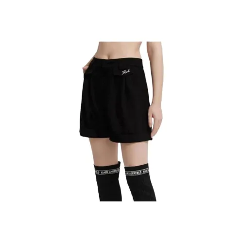 Шорты KARL LAGERFELD Повседневные Женские Черные