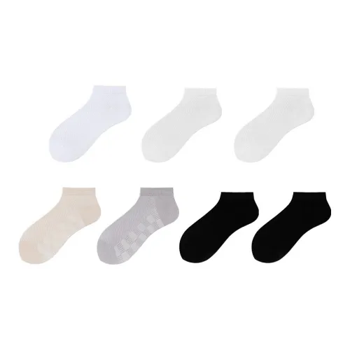 WAJUZHEN Низкие носки унисекс упаковка из 7 пар