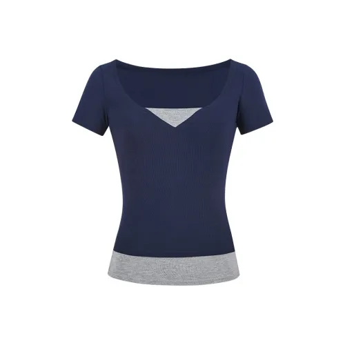 XUOIZA Синие Женские Футболки