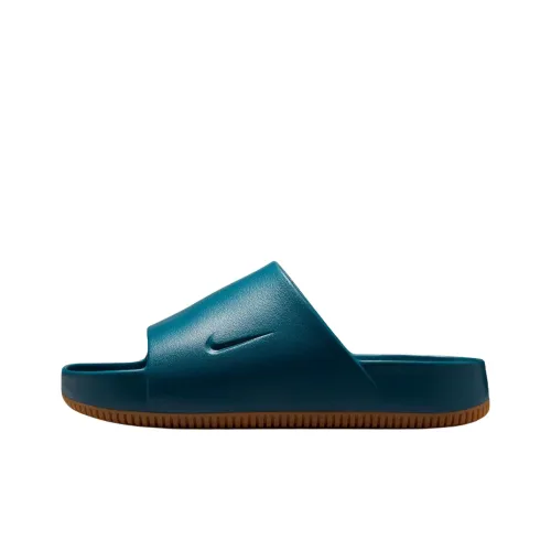nike Calm Slide Устойчивые к истиранию Шлепанцы Мужские Синие