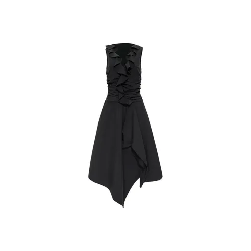 ENDO PER SE Черные Женские Слиплатья