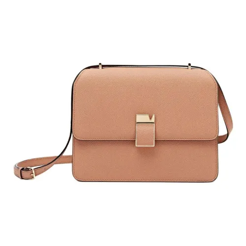 Valextra Сумка через плечо из телячьей кожи мини-сумка женская коричневая