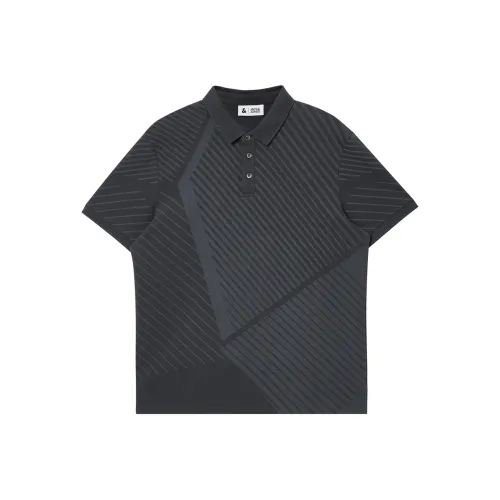 JACK JONES E42 Phantom Gray Мужская Поло