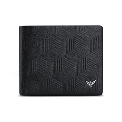 WilliamPOLO Кошелек из коровьей кожи мужской черный