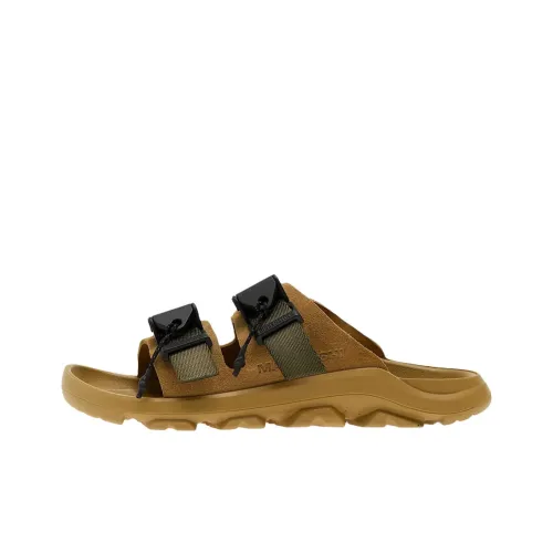 Maharishi x Birkenstock Mogami Terra Резиновые Слипоны Унисекс Бежевые устойчивые к истиранию