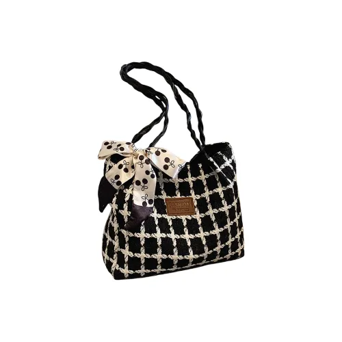 Gerlanx ПУ (полиуретан) Сумка через плечо Стандартная Женская Черный Экрю