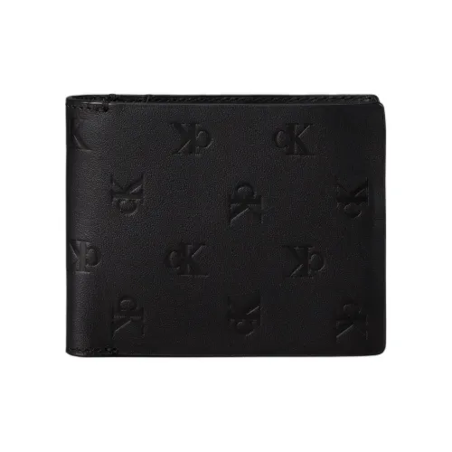 CALVIN KLEIN Кожа Кошелек Стандартный Унисекс Черный