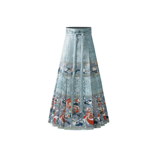 Mint Leaf Era Оригинальный Ханьфу Юбки Женские