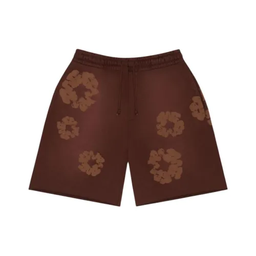 Denim Tears Co-brand Повседневные шорты Мужские Коричневые