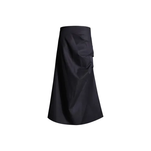 Медовый Повседневный Длинный Юбка Женские