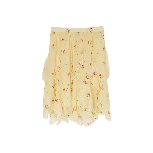 NancyCavally Повседневный Длинный Юбка Женские