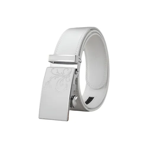 JEANSWEST Ремни из спилок коровьей кожи Мужской 3,5 см