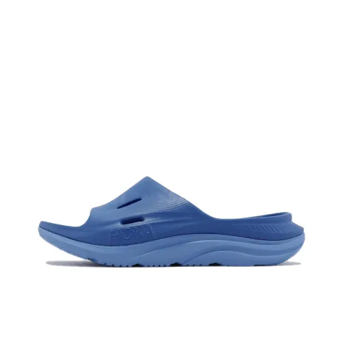HOKA ONE ONE Ora Recovery Slide 3 Слипоны Синий Унисекс