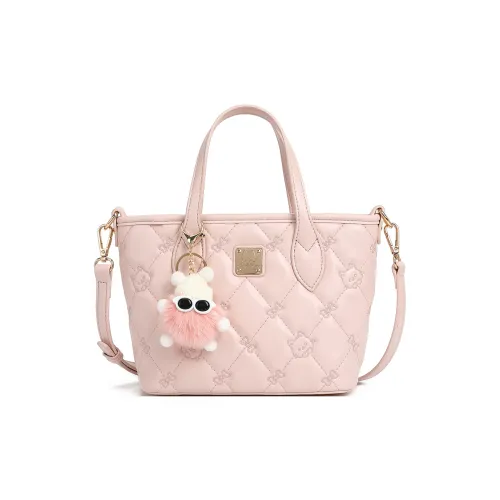 Сумка через плечо из полиуретана (POLG PU) женская персиково-розовая