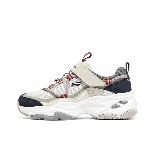 Skechers Slip-resistant Shock Absorbers с устойчивостью к истиранию Низкие кеды для детей Lifestyle Shoes Белые Подростки