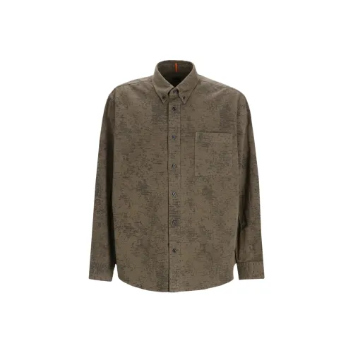 Hugo Boss Хаки Мужские Рубашки