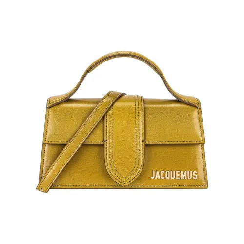 Jacquemus Le Bambino Кожа Сумка Женская Светлый Хаки